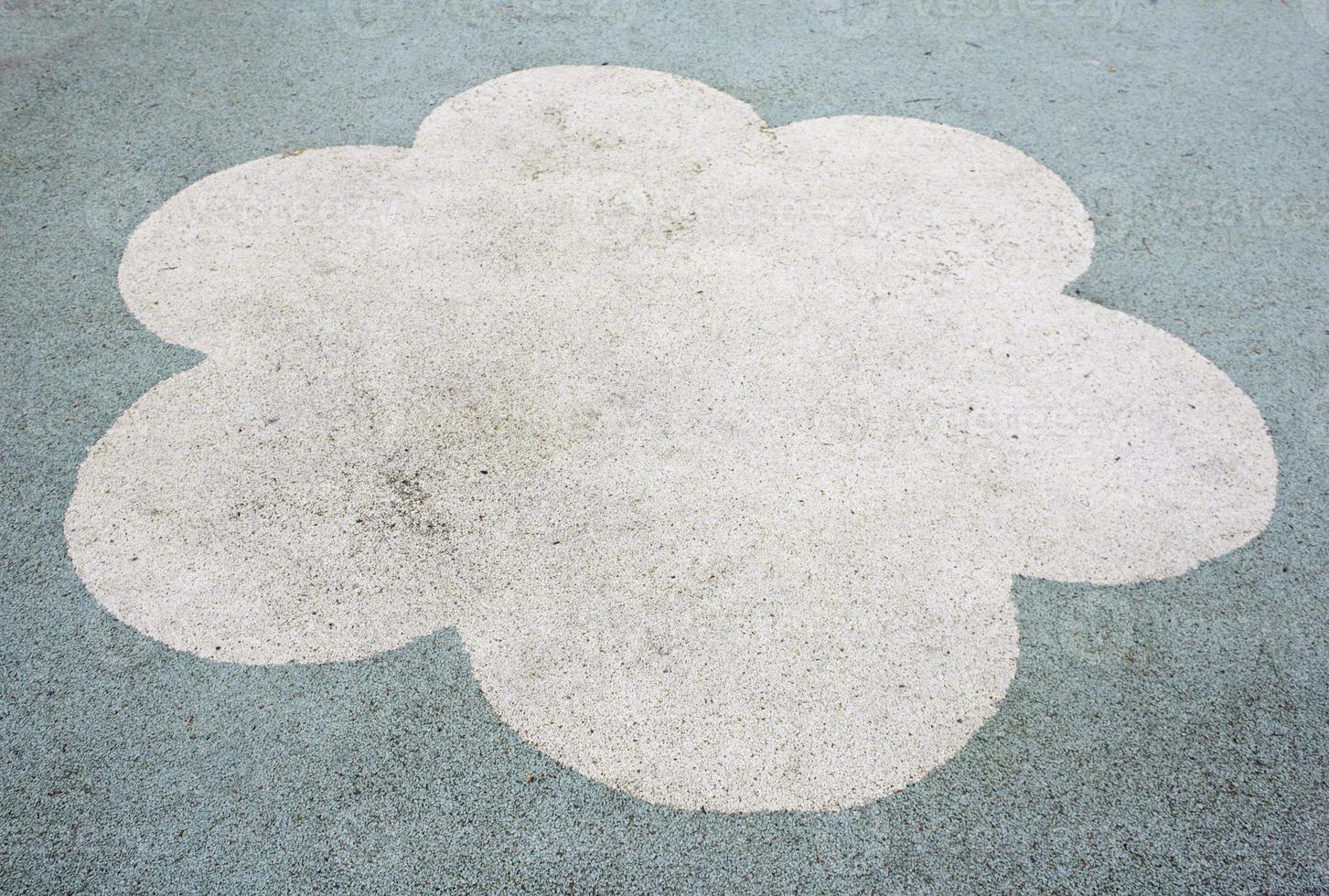 Wolke schmutzig in der Wand foto