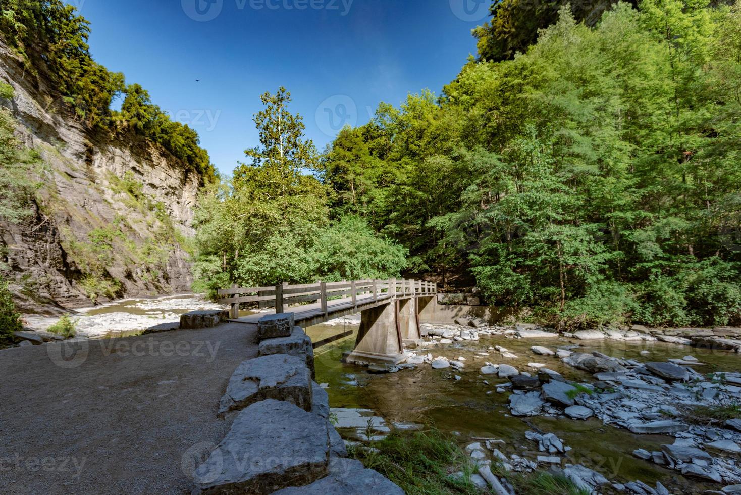 Taughannock Falls - Schluchtweg foto