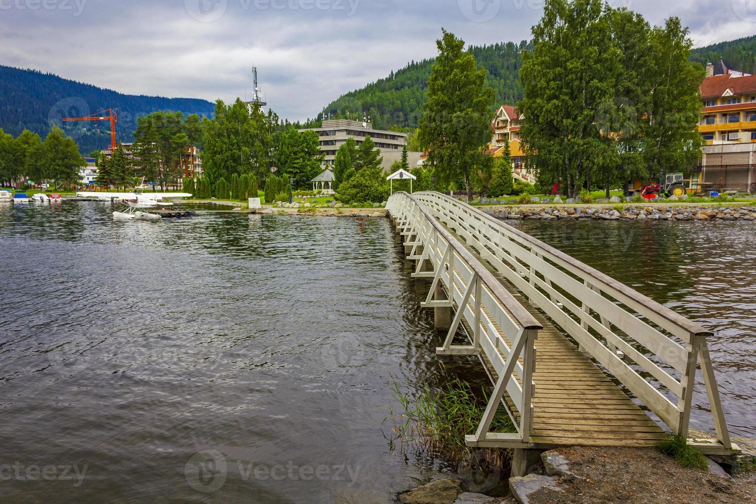 vesleoye insel natur in der stadt fagernes fylke innlandet norwegen. foto