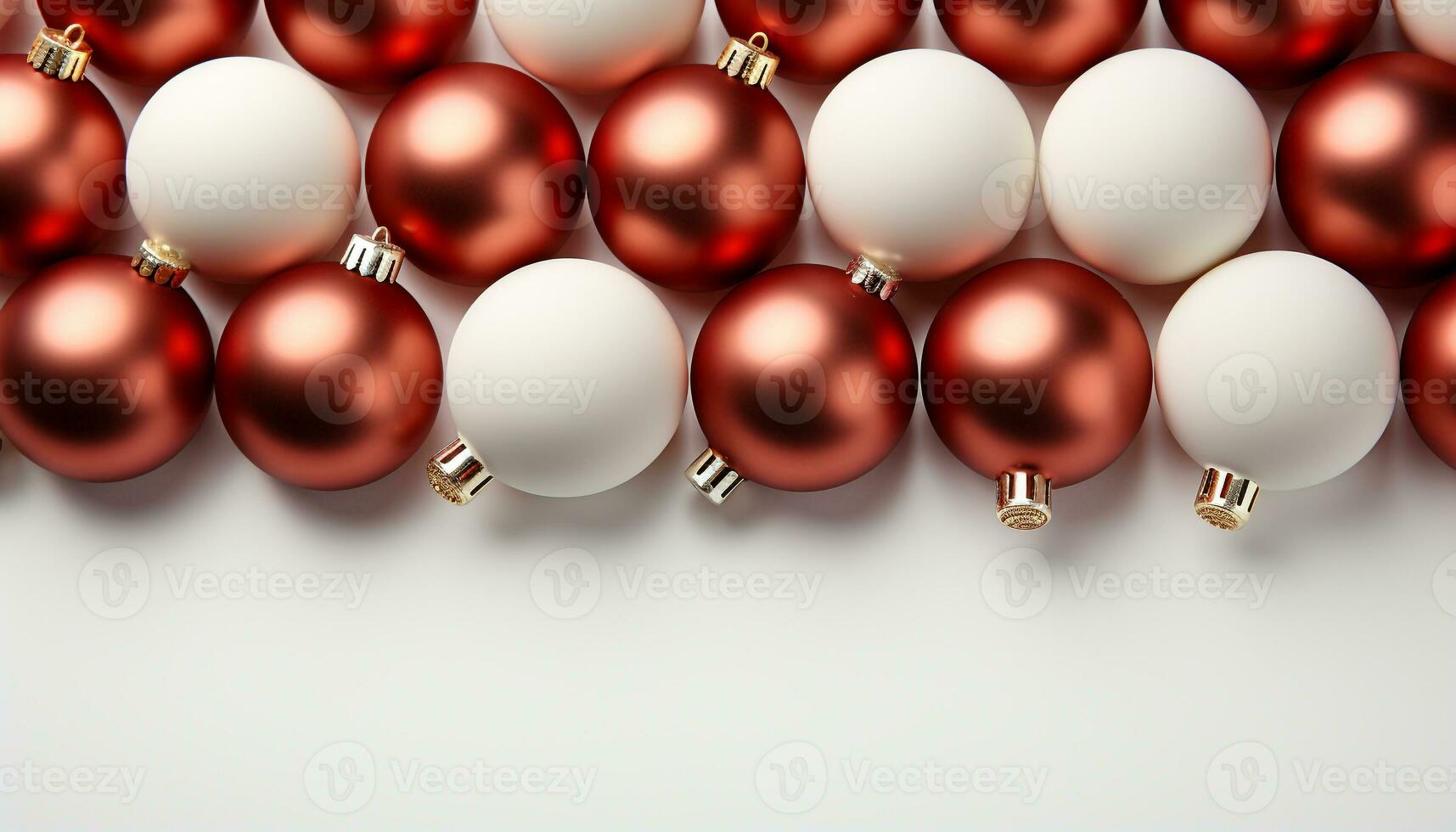 ai generiert Weihnachten Ornament Dekoration im beschwingt Gold, feiern das Jahreszeit generiert durch ai foto