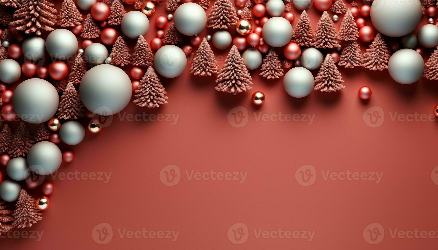 ai generiert Winter Feier glänzend Weihnachten Ornament auf abstrakt Schneeflocke Hintergrund generiert durch ai foto