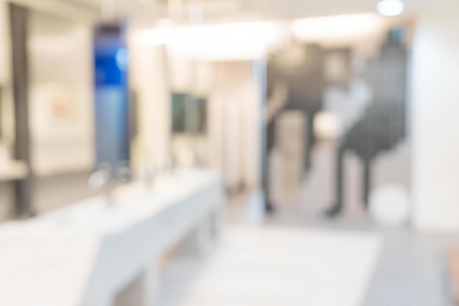 abstrakte Unschärfe in der Toilette für den Hintergrund foto