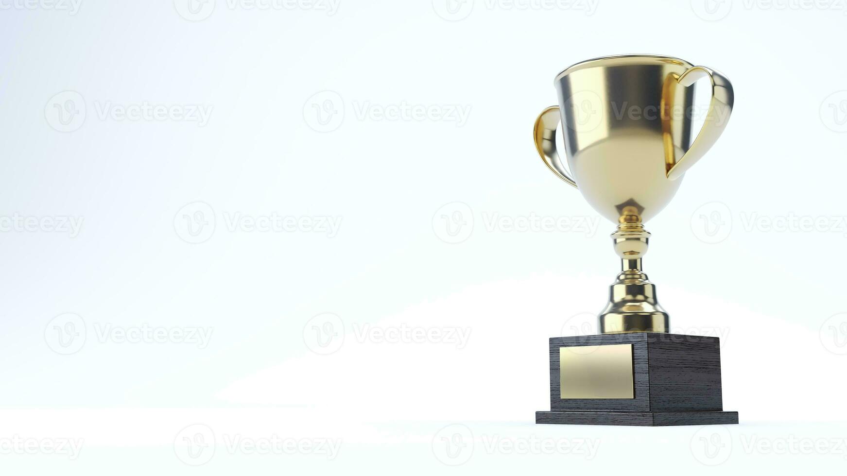 golden Meisterschaft Trophäe isoliert auf transparent Hintergrund, Konzept von Sieg foto