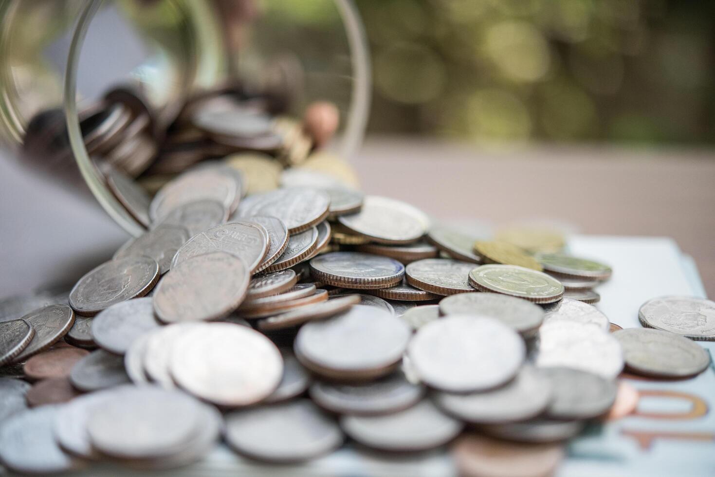 Geld sparen für Anlagekonzept foto