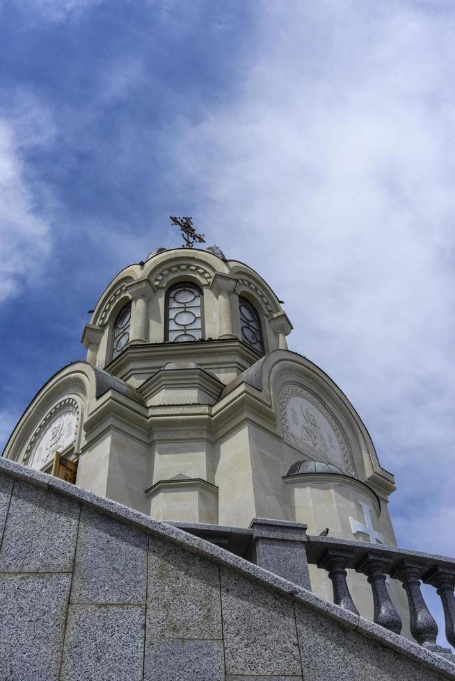 Jalta, Krim. Kapelle am Ufer der Stadt. foto