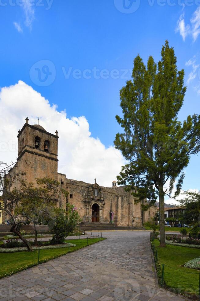 Kirche und Kloster von san Franz, cusco, Peru foto