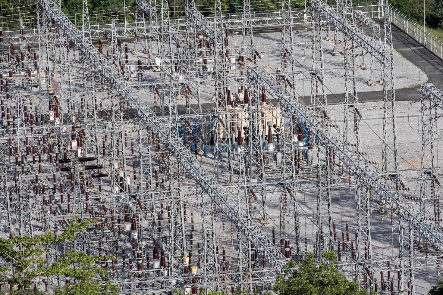 Leistung Bahnhof Elektrizität Generation foto