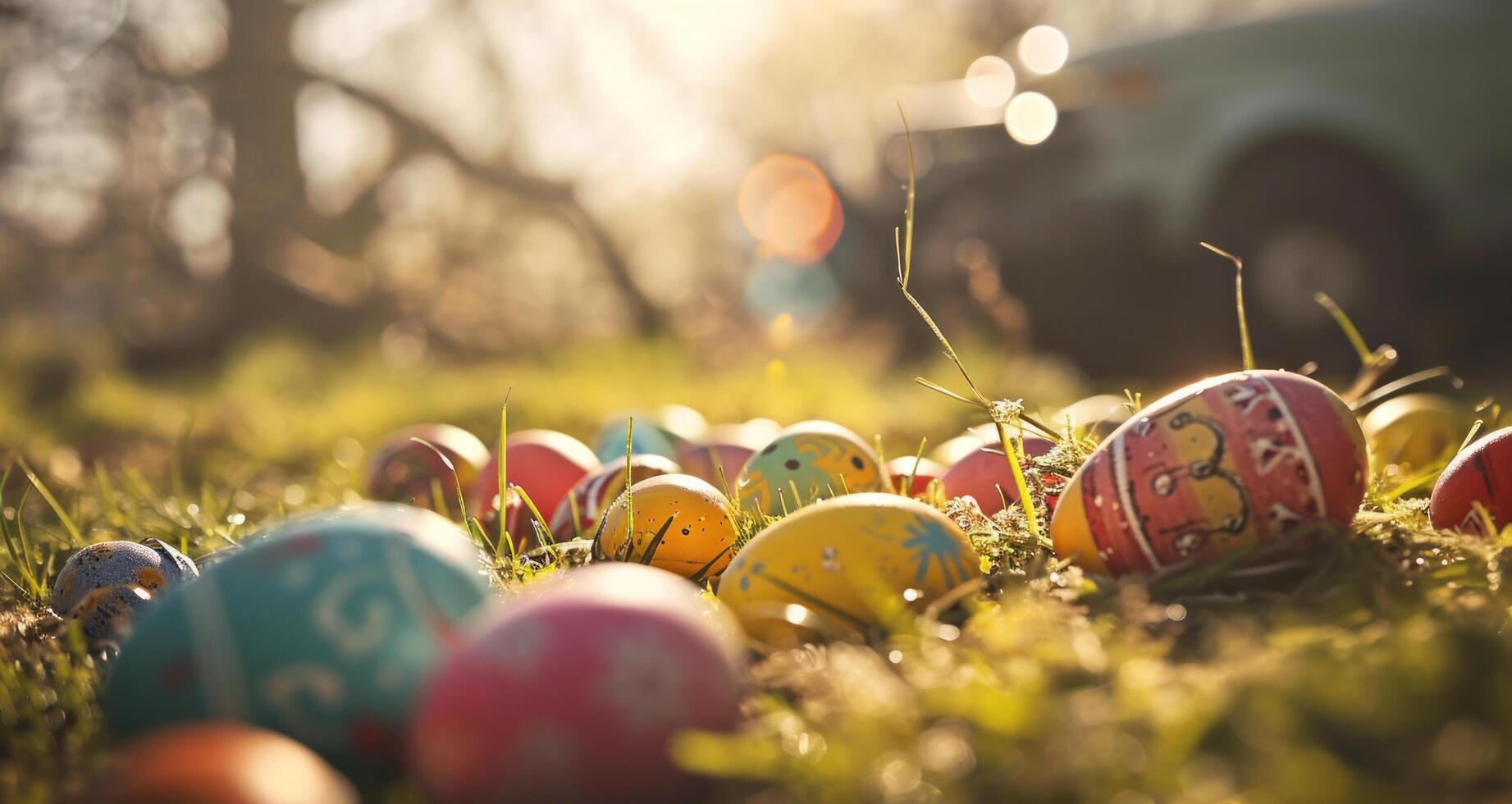 ai generiert Ostern ist Hier, und wenn du bist Gefühl mögen Kauf foto