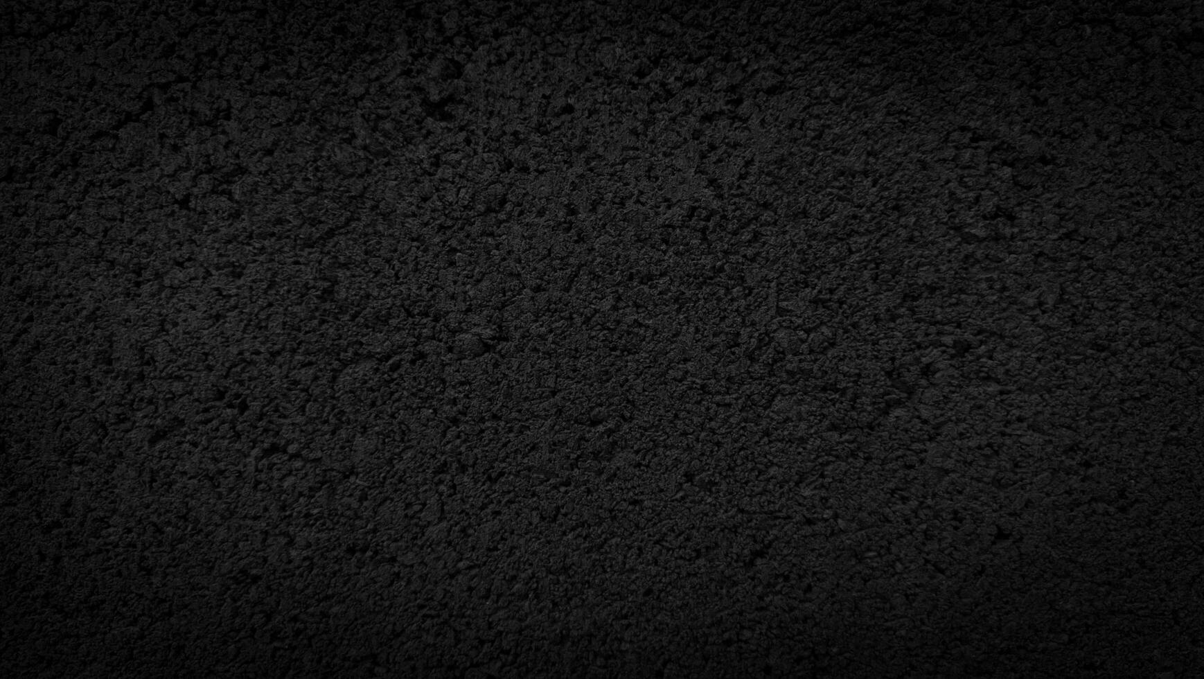 schwarz Mauer Textur Rau Hintergrund dunkel Beton Fußboden oder alt Grunge Hintergrund mit schwarz foto