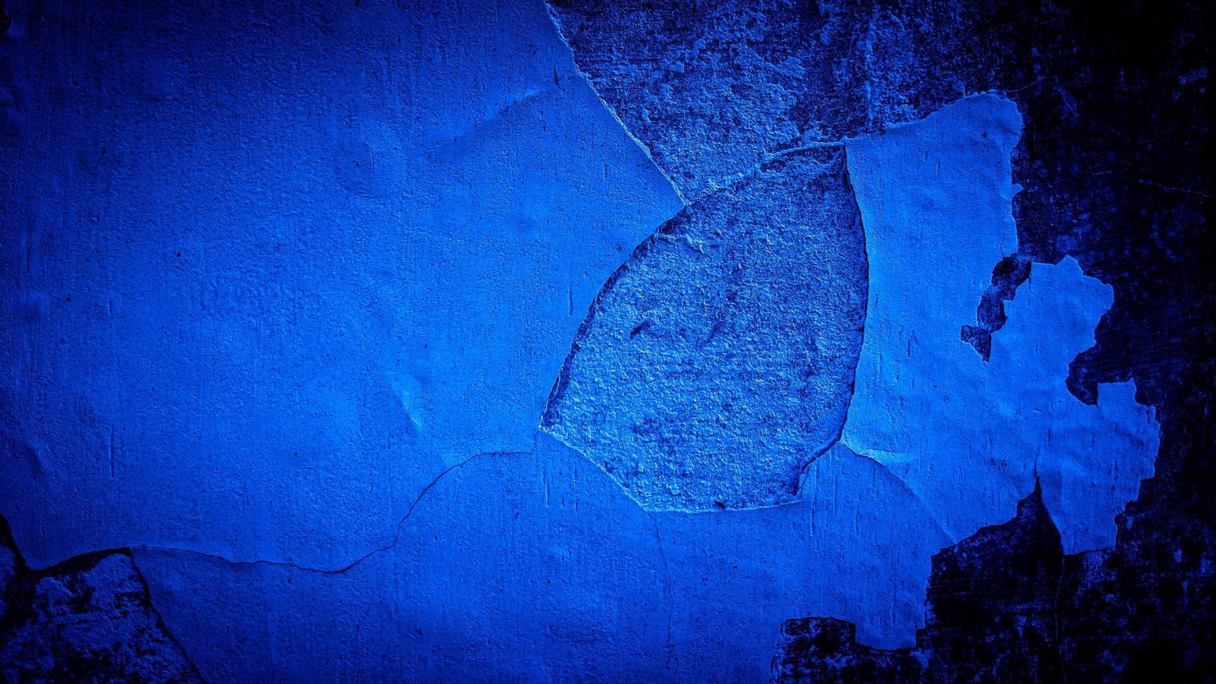 Grunge-Hintergrund der alten blauen Wand. abstrakter Hintergrund. Blauer Hintergrund foto