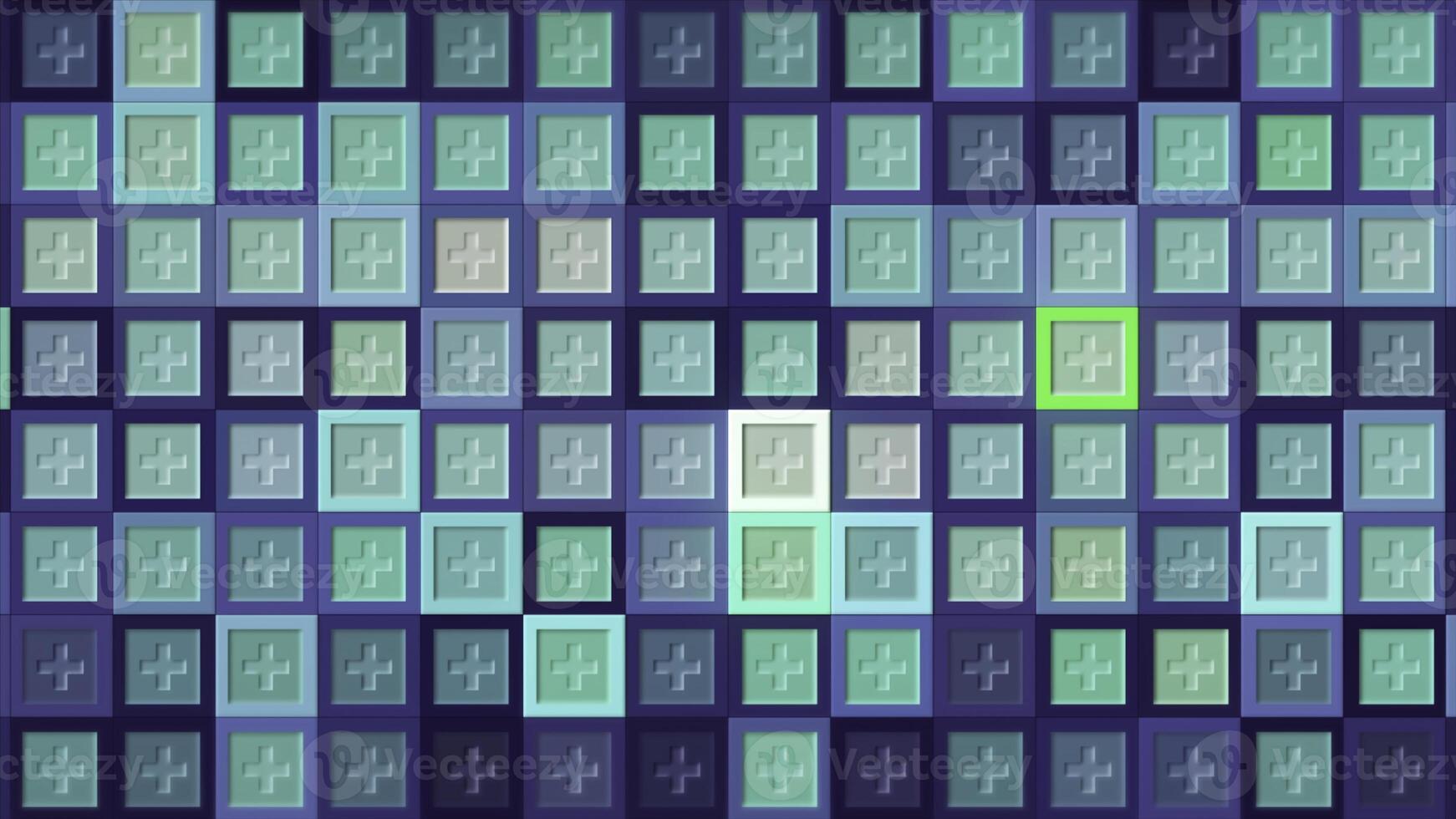 bunt blinkt Hintergrund von Quadrate mit Punkte. Bewegung. retro Disko Hintergrund mit blinkt Quadrate. Mosaik Quadrate mit Punkte Blitz farbenfroh und schnell foto