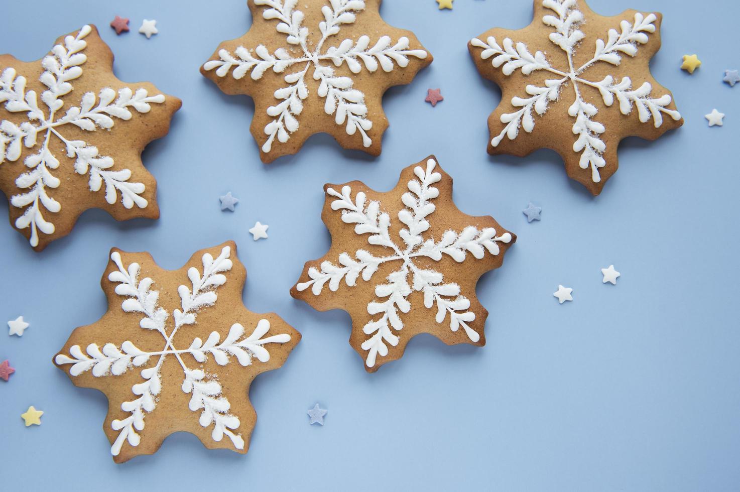 Weihnachtslebkuchenplätzchen foto