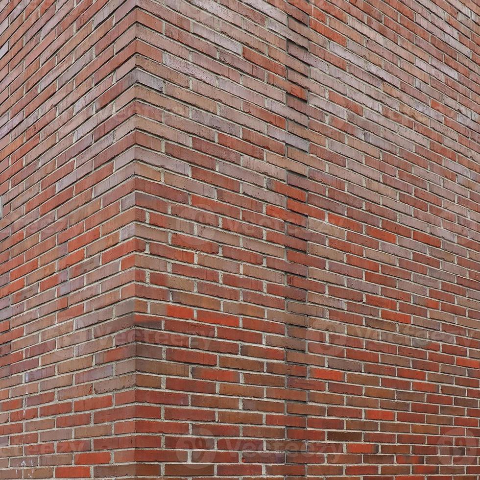 Hintergrund der roten Backsteinmauer foto