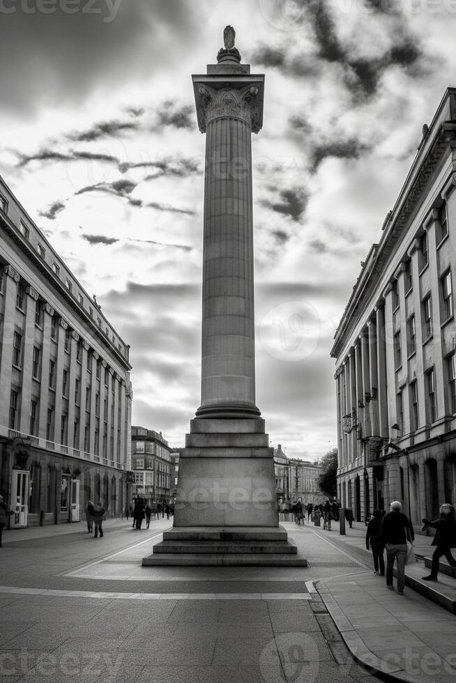 ai generativ Trafalgar Platz London 13 April 2015 foto