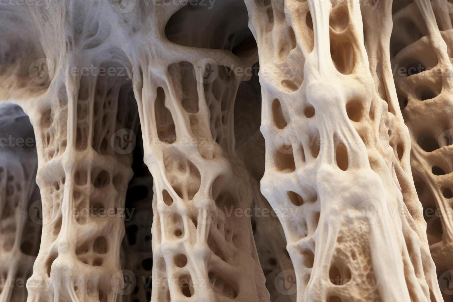 ai generiert Knochen Gewebe Mensch Skelett unter Mikroskop Zellen Struktur medizinisch Wissenschaft Biologie Hintergrund Textur Vergrößerung Forschung Struktur Gesundheit Mikrobiologie intern Materialien Organe foto