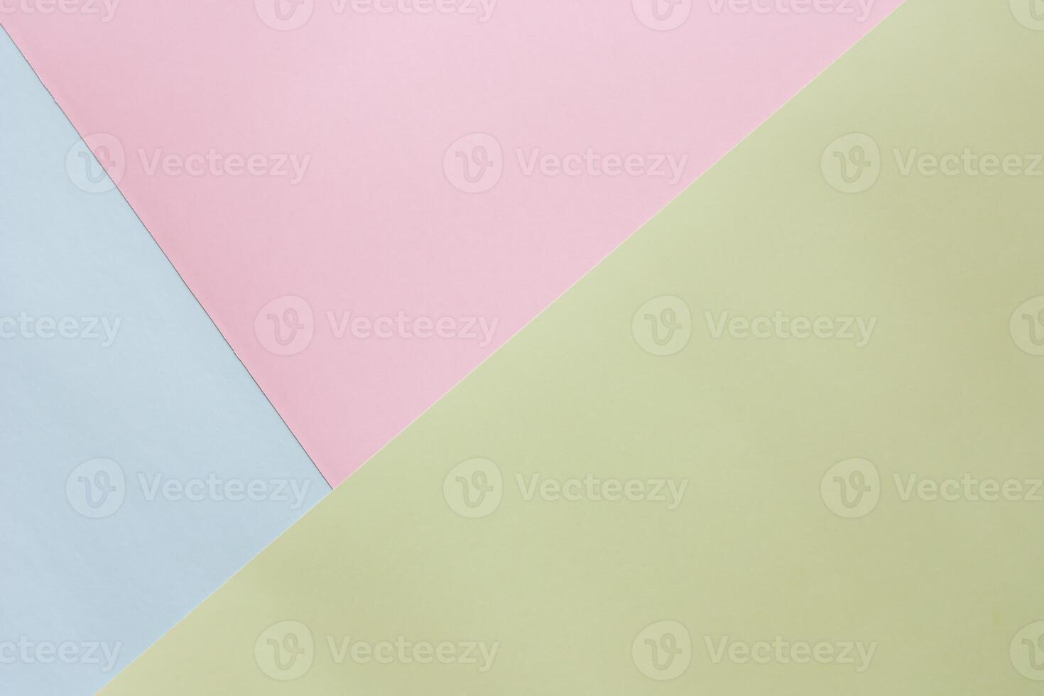 Blau, Rosa und Grün Pastell- farbig Papier foto