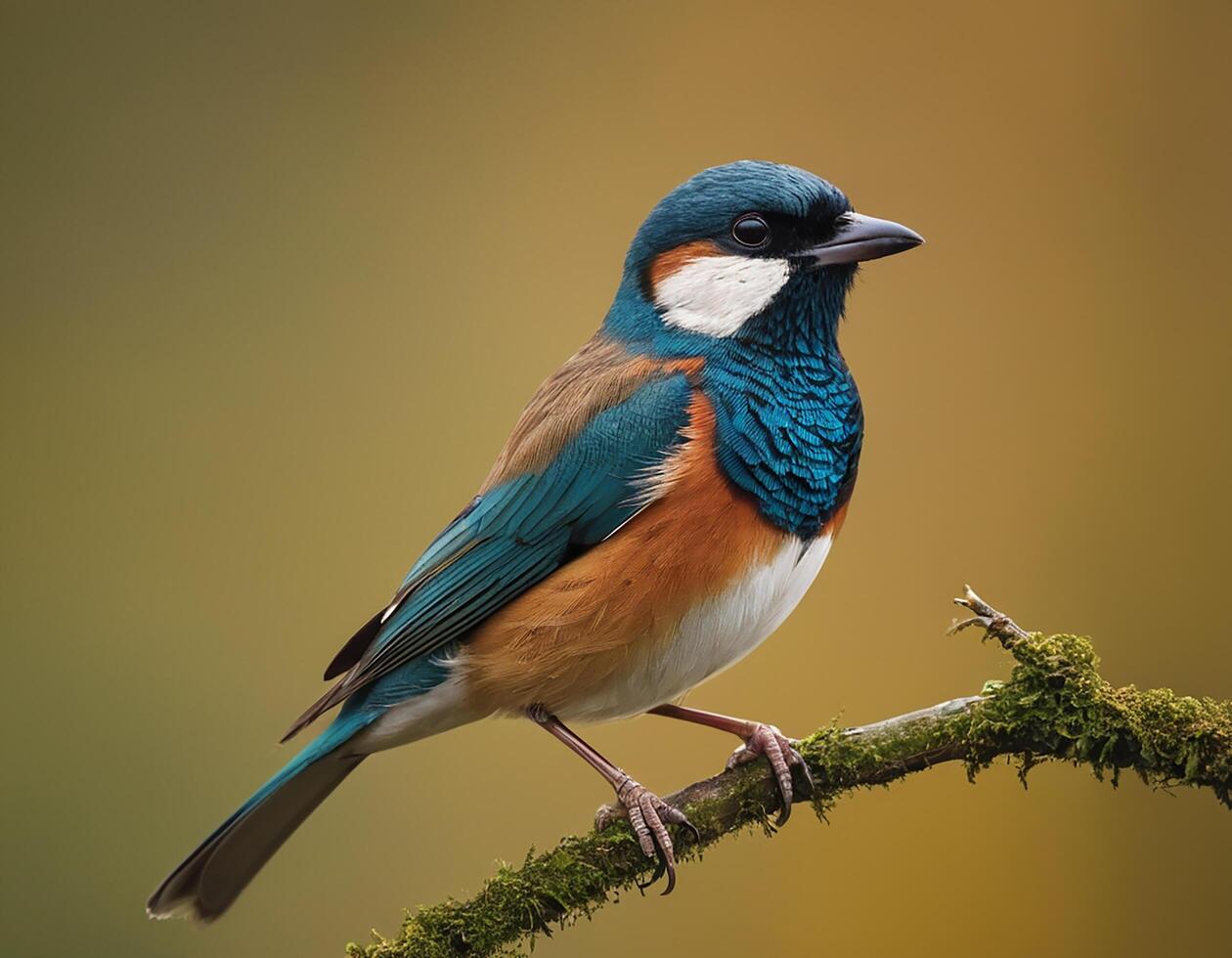 ai generiert Vogel im Aquarell Design. ai generiert. foto