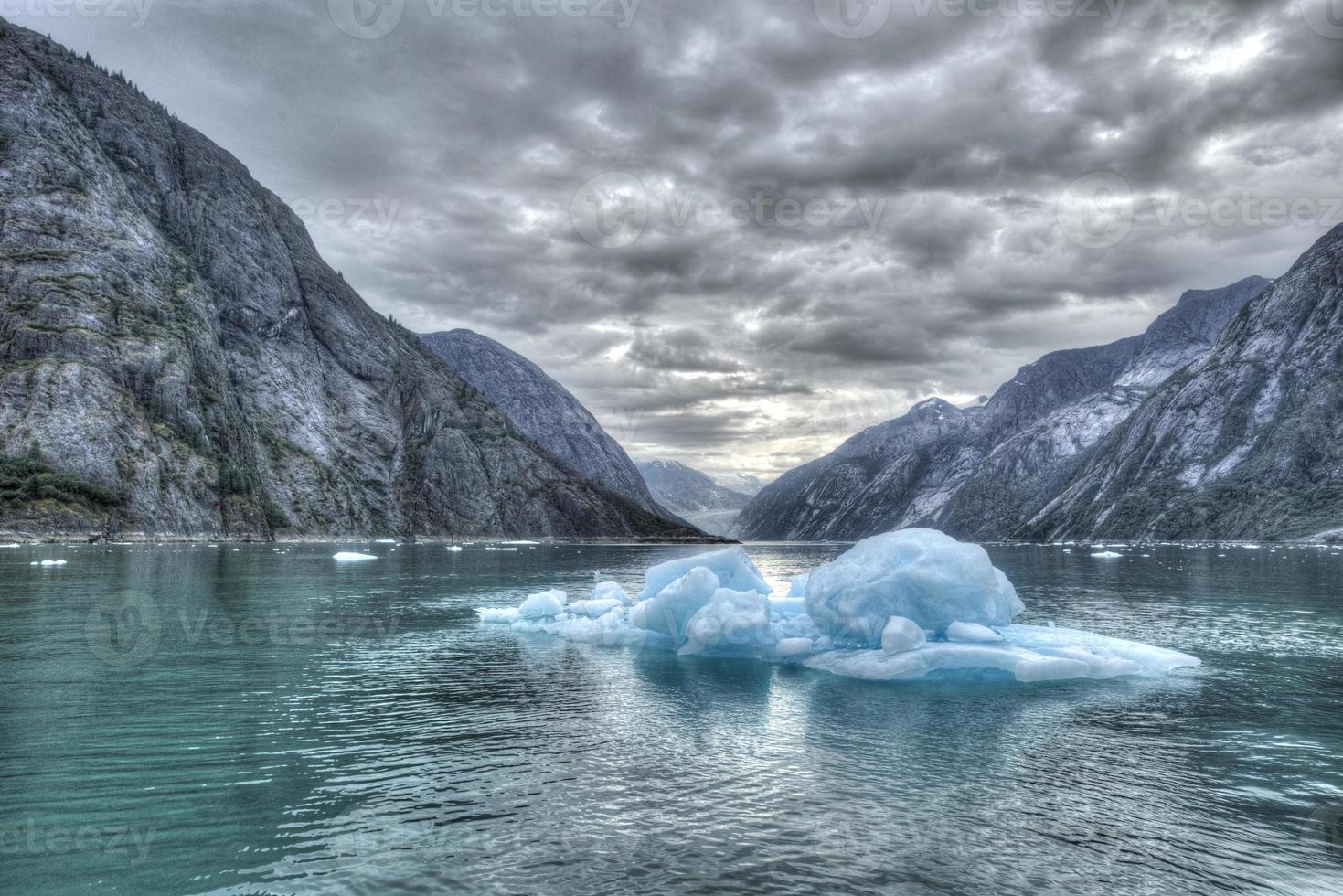 Eisberg, Endicott-Arm, Alaska foto