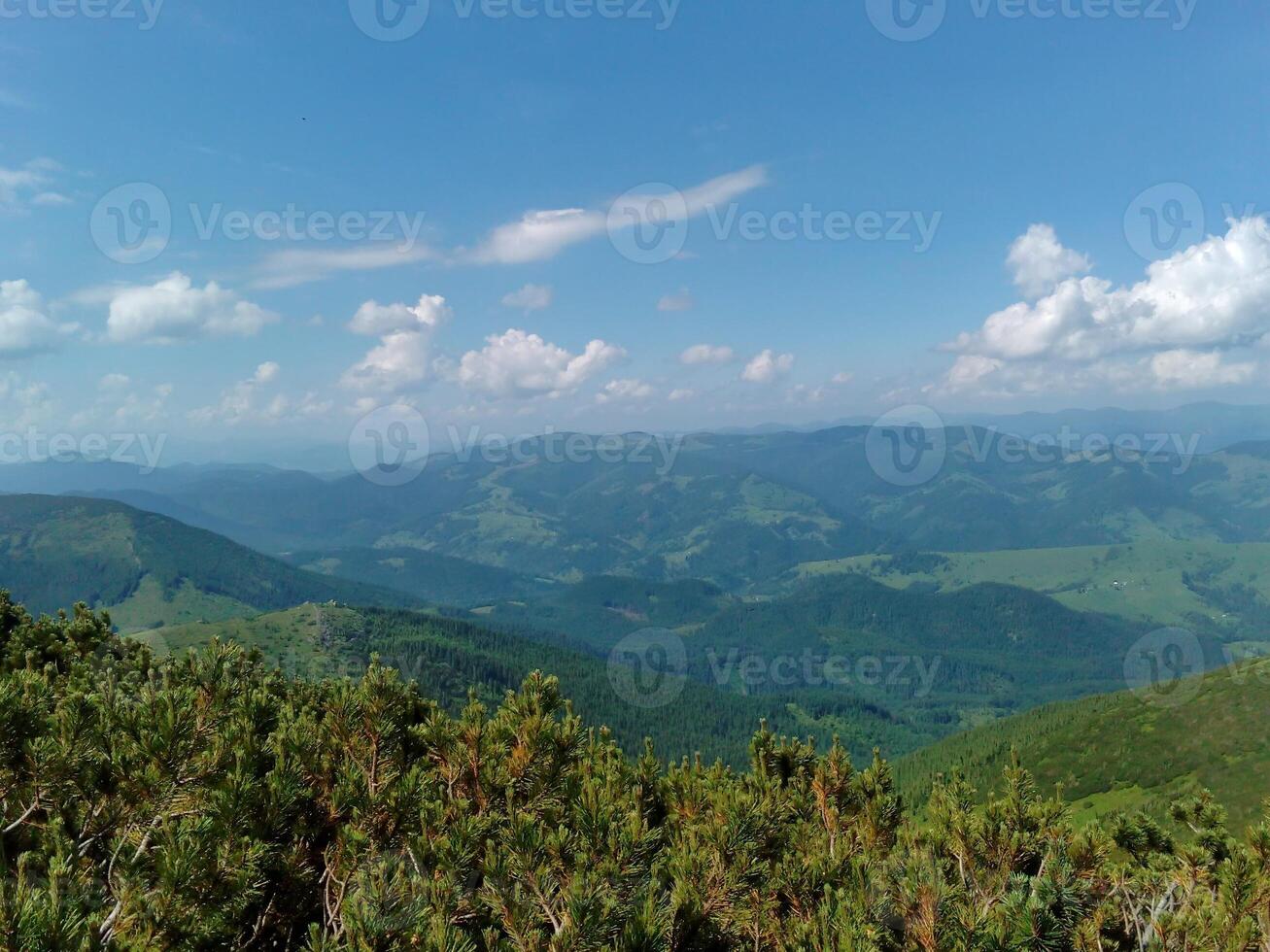 Berge Landschaft natürlich Hintergrund foto