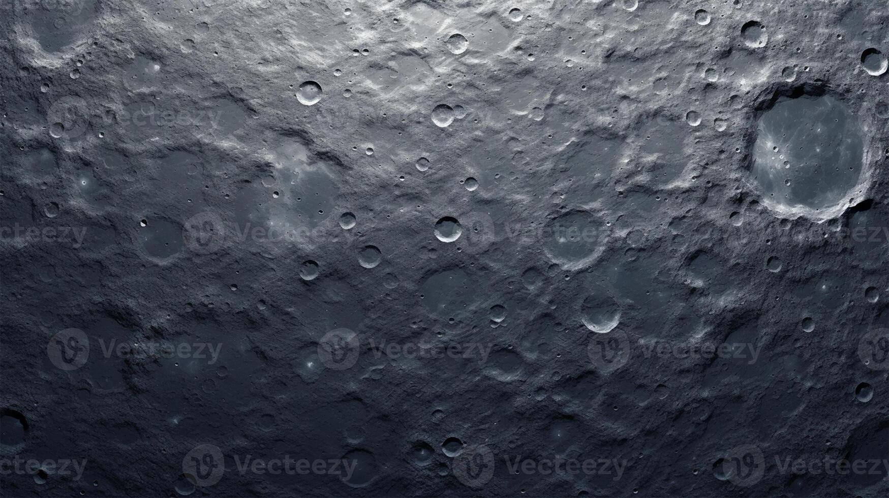 ai generiert Luna Mond Oberfläche Textur Hintergrund foto