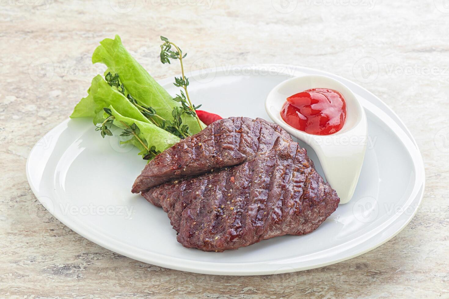 gegrilltes Machetenrock-Rindersteak foto