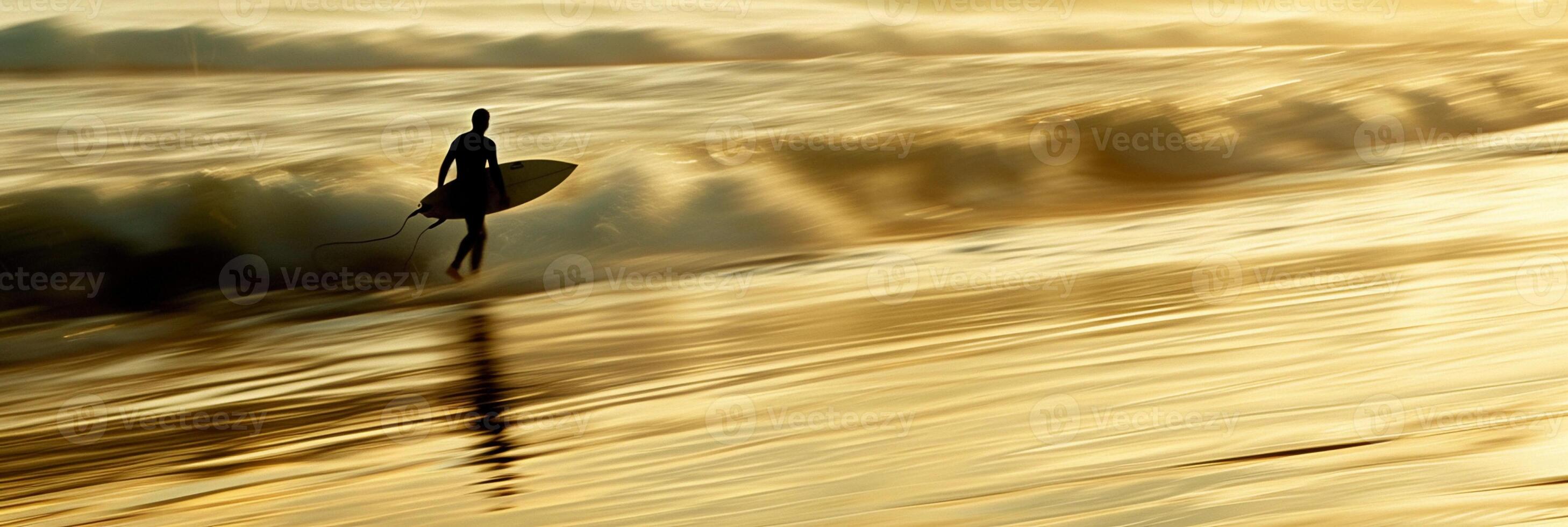ai generiert Surfer Freude, Hintergrund Bild, generativ ai foto