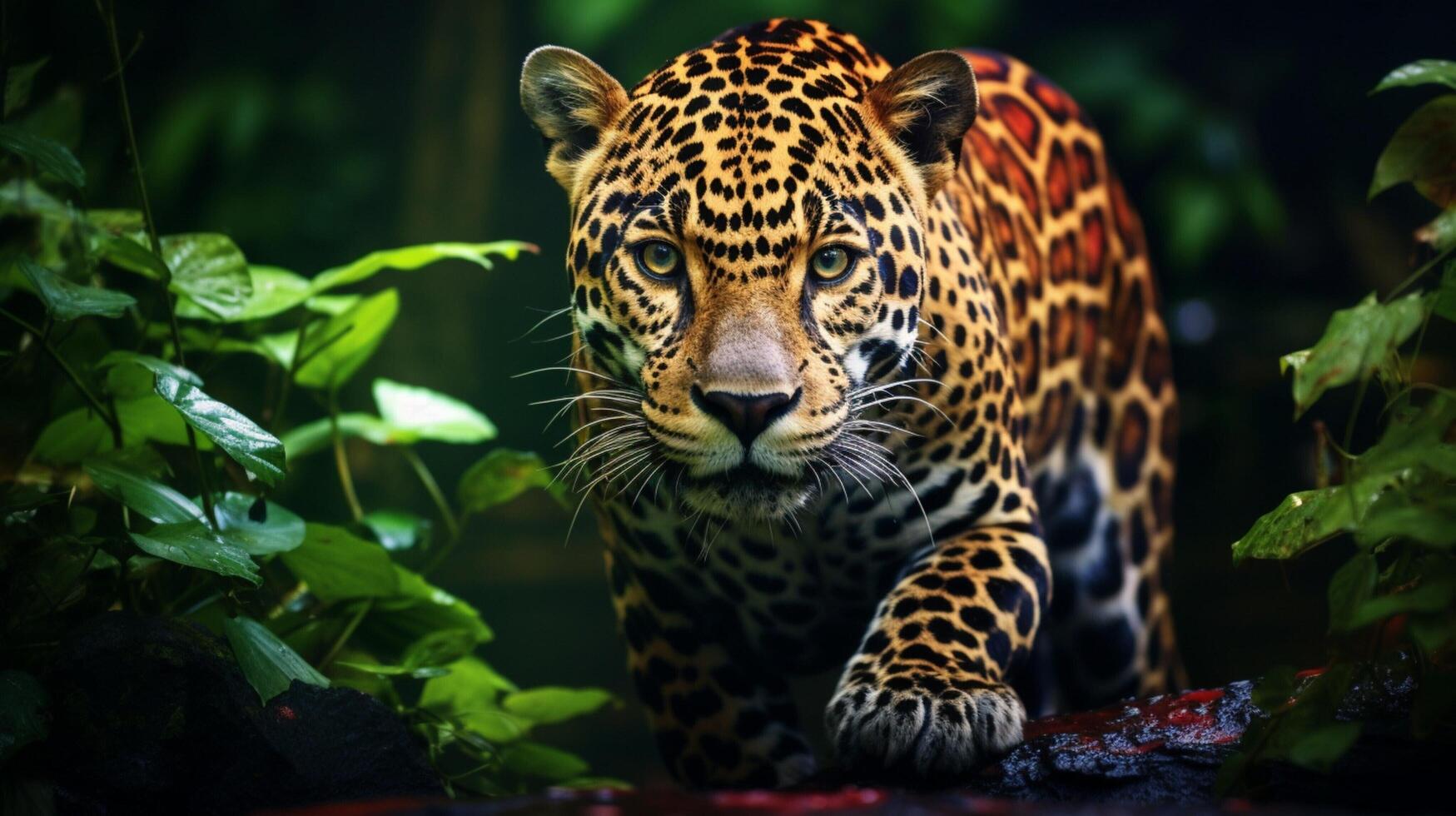 ai generiert Jaguar hoch Qualität Bild foto