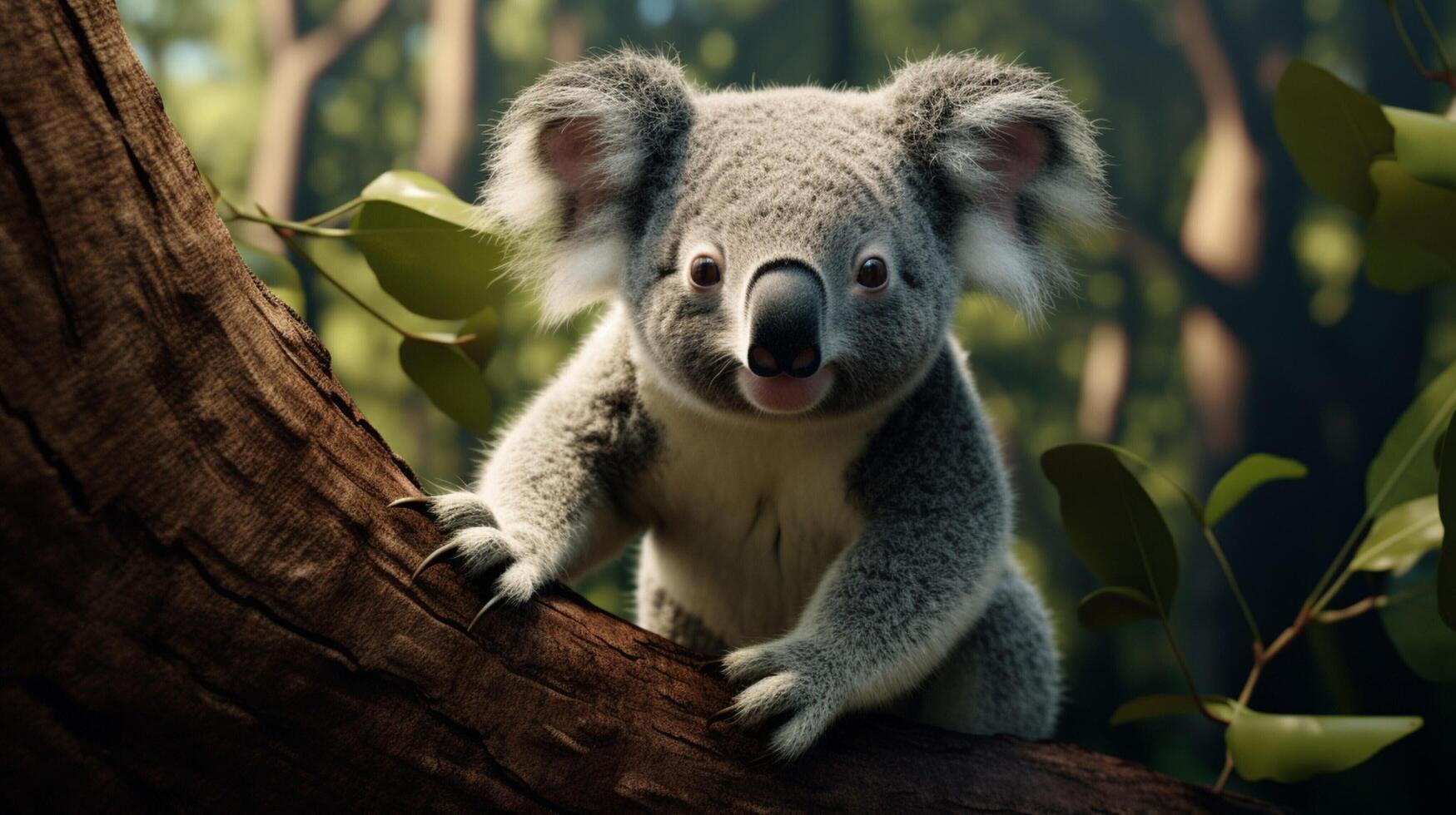 ai generiert Koala hoch Qualität Bild foto