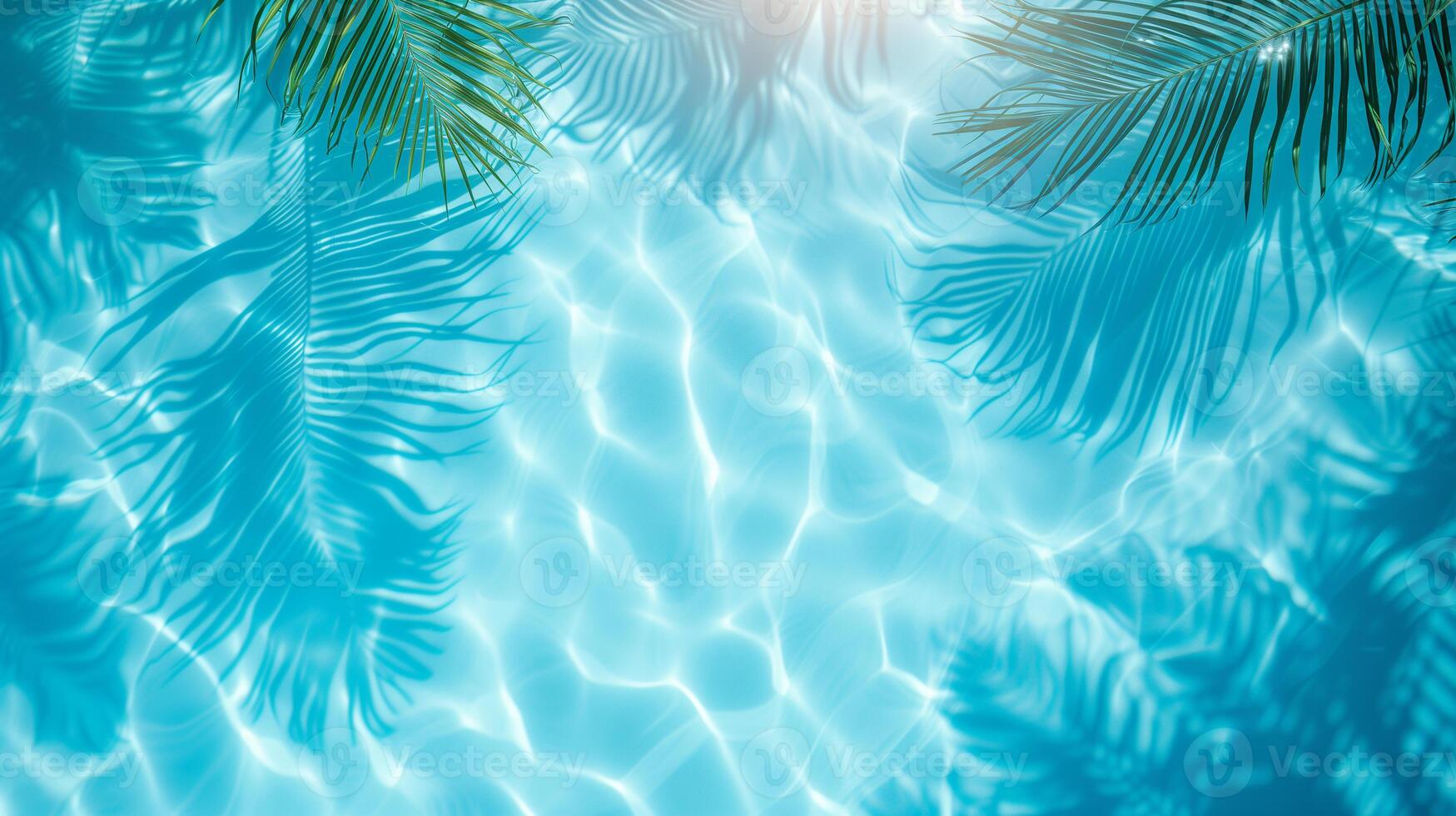 ai generiert Spa Konzept Wasser Hintergrund mit Blau aqua Textur foto
