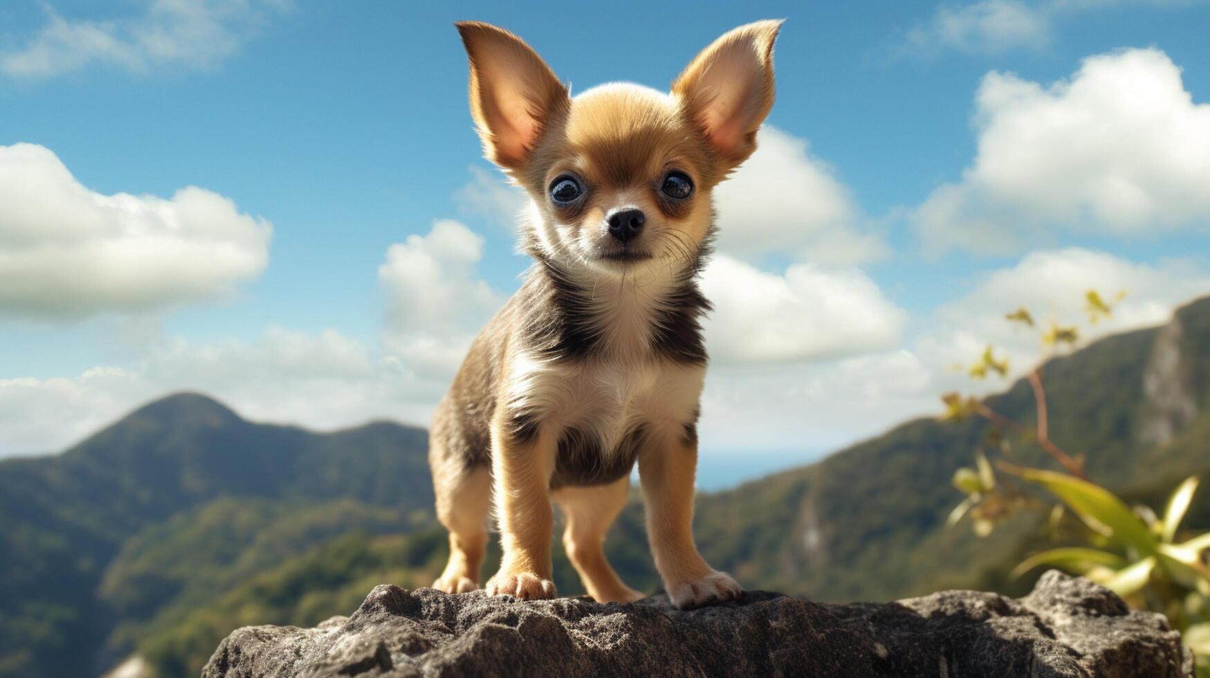 ai generiert Chihuahua hoch Qualität Bild foto