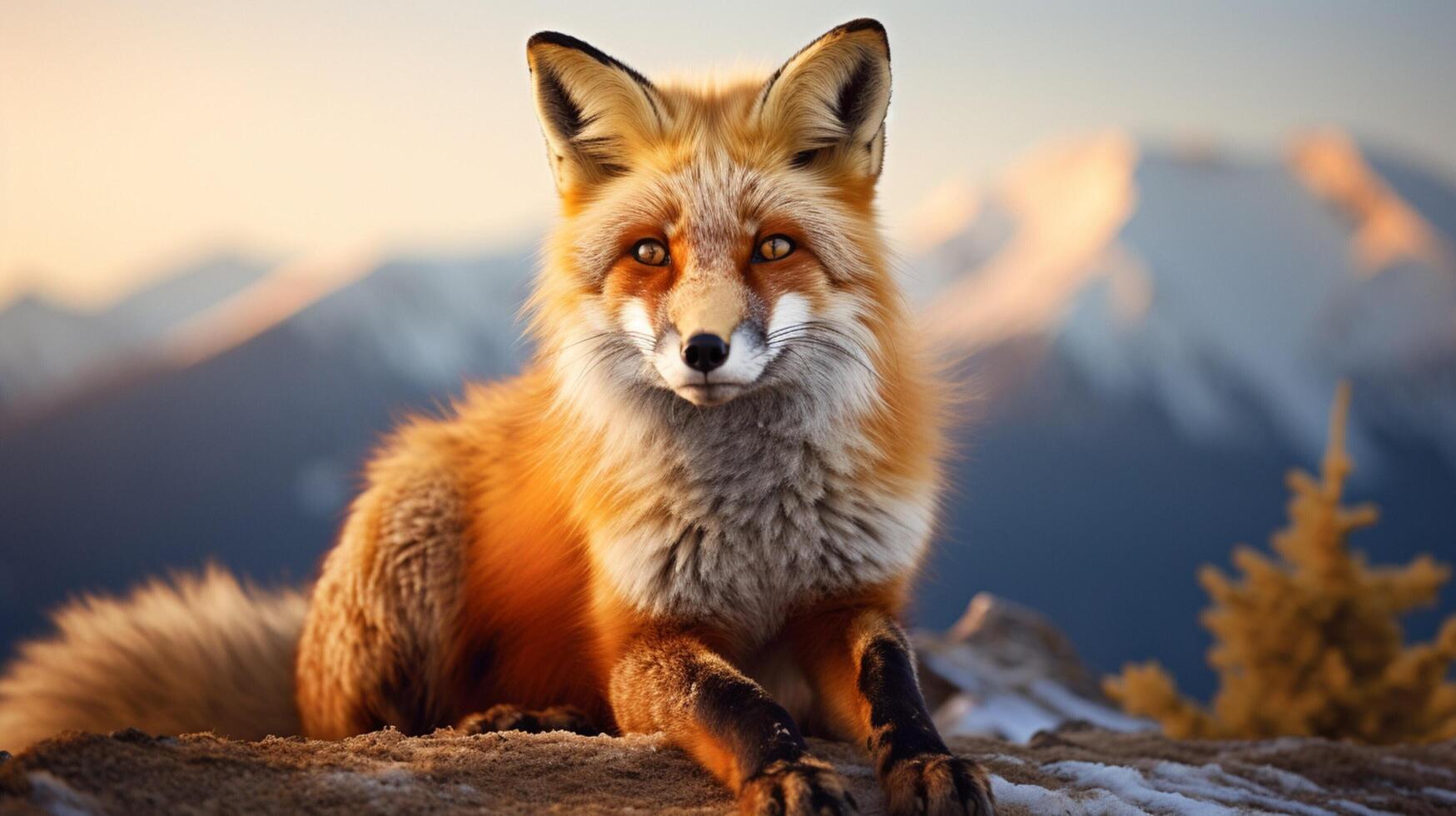 ai generiert Fuchs hoch Qualität Bild foto