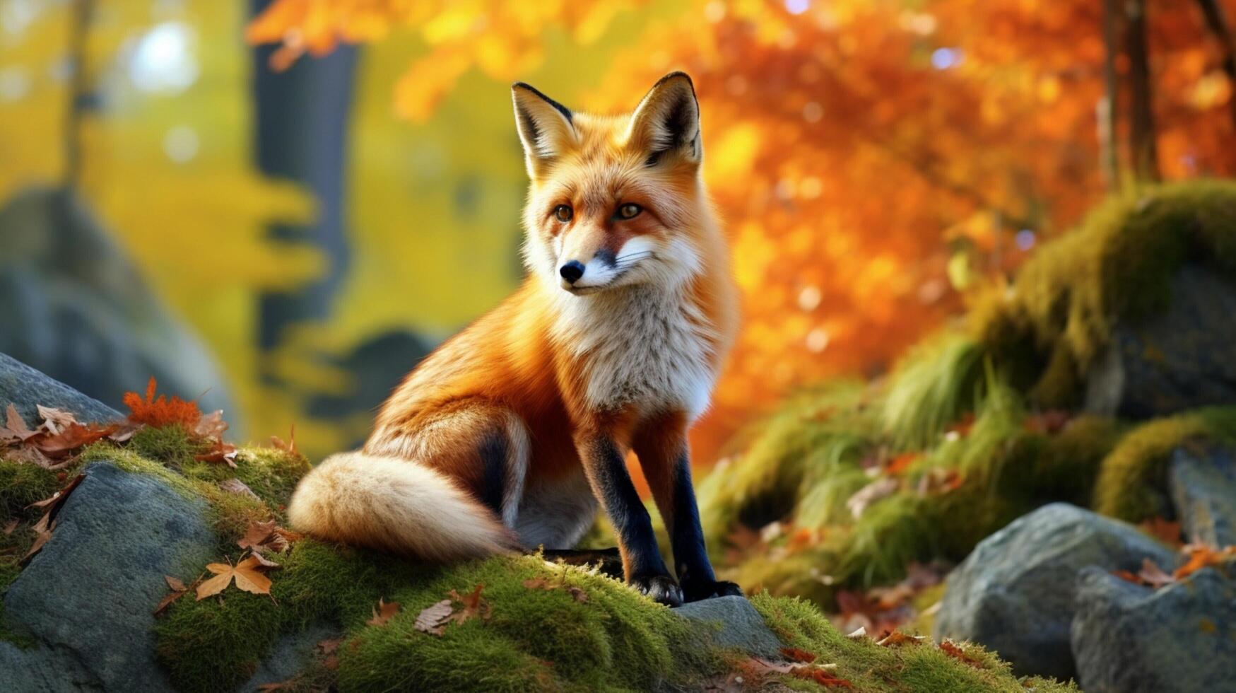 ai generiert Fuchs hoch Qualität Bild foto