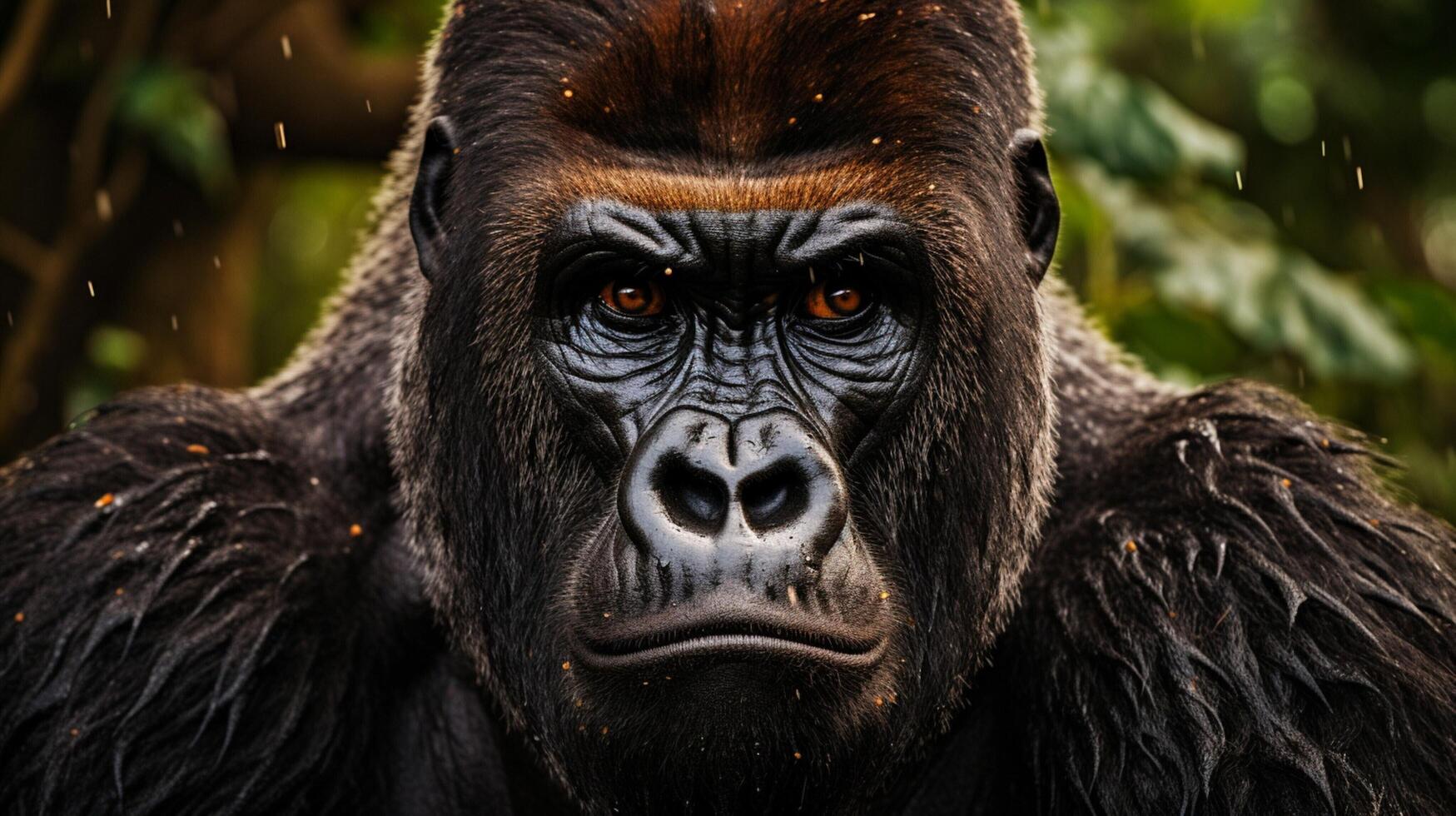 ai generiert Gorilla hoch Qualität Bild foto