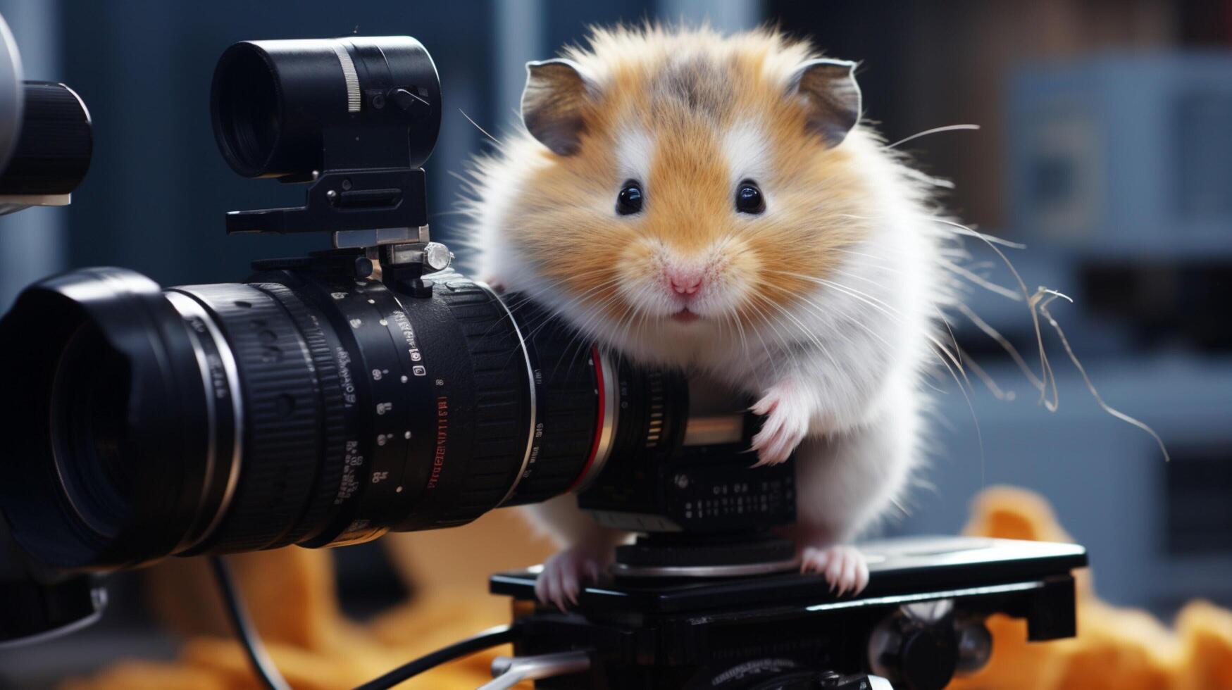 ai generiert Hamster hoch Qualität Bild foto