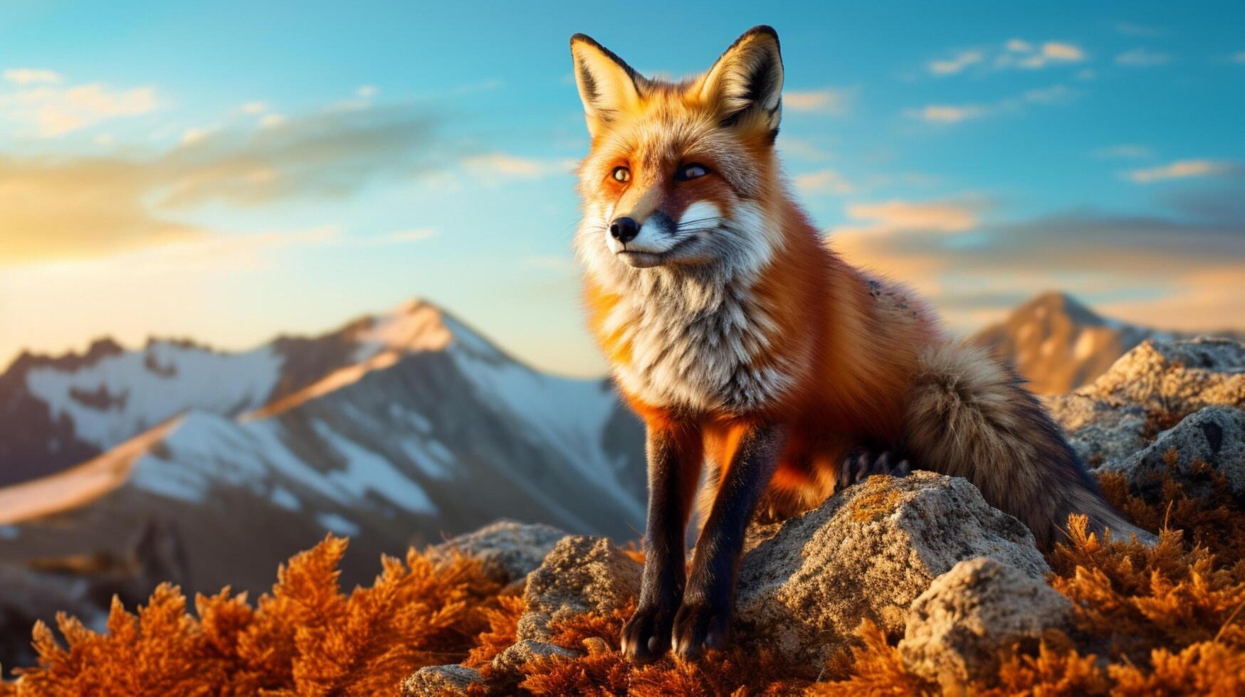 ai generiert Fuchs hoch Qualität Bild foto