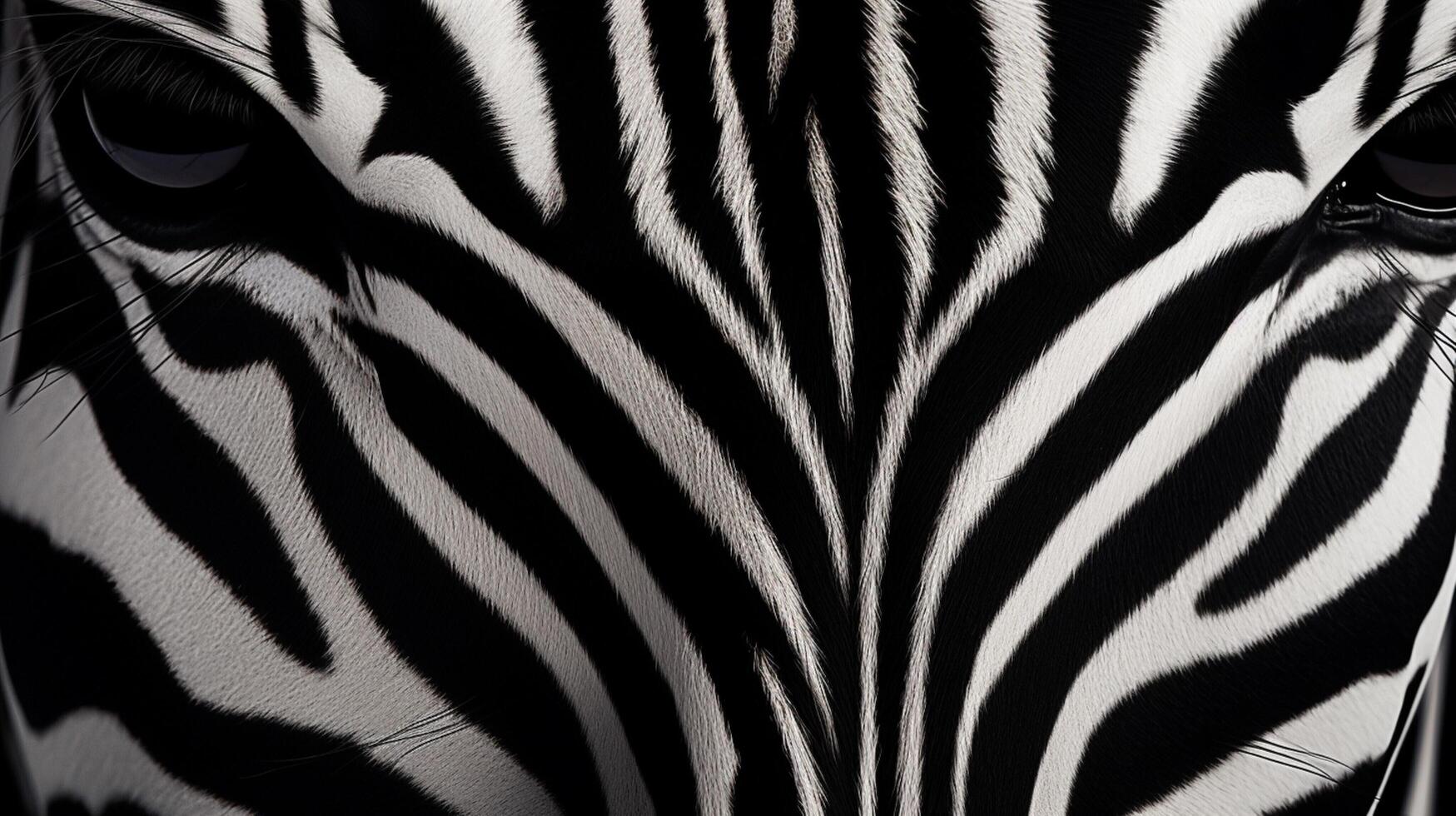 ai generiert Zebra Streifen Hintergrund foto