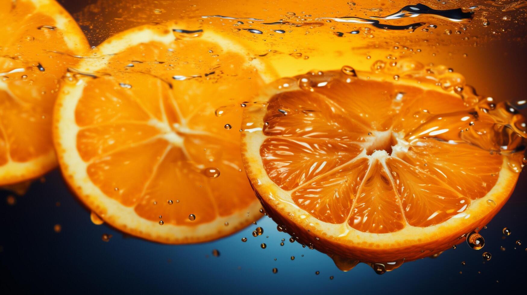 ai generiert Orange schwer Hintergrund foto