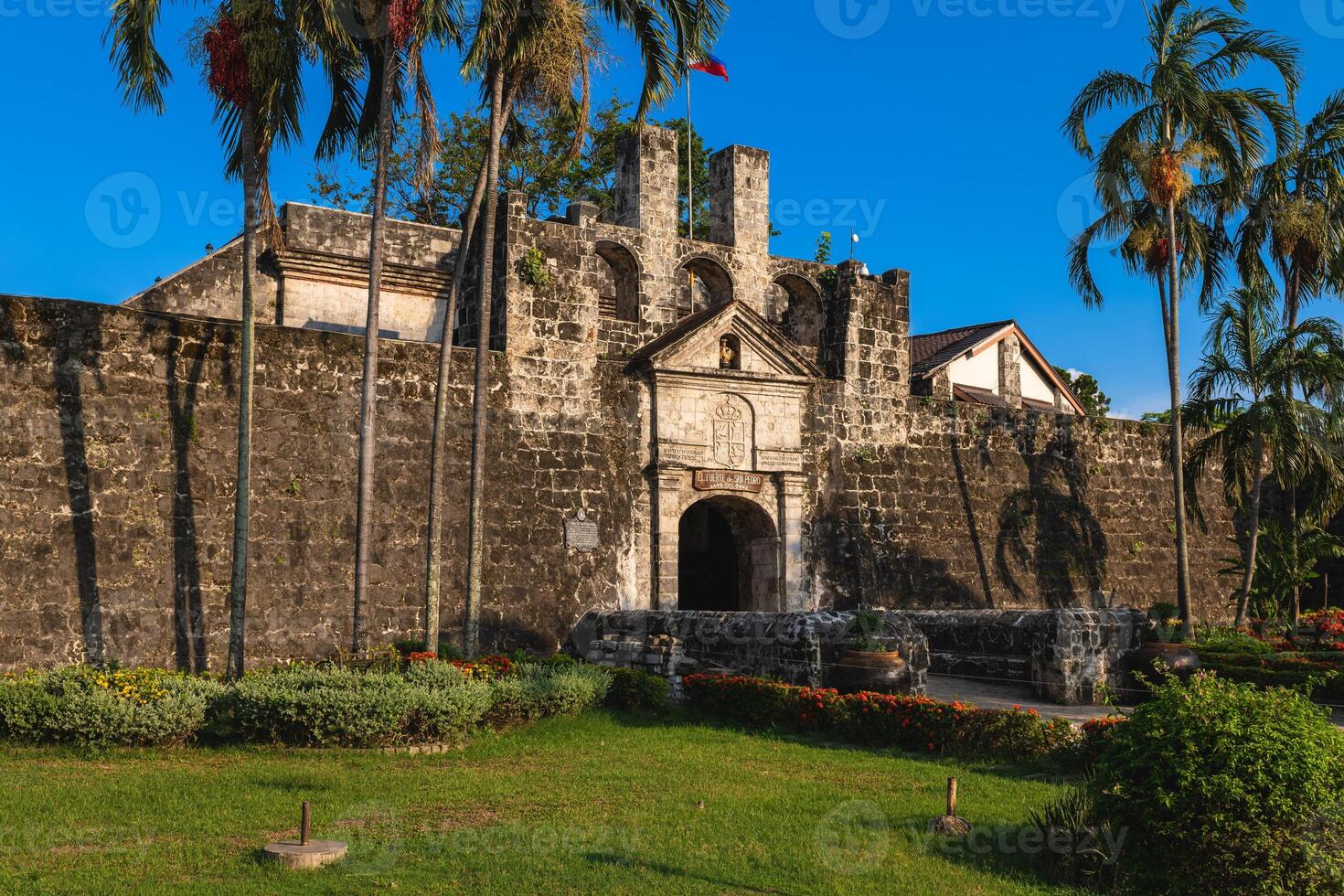 Fort san Pedro, ein Militär- Verteidigung Struktur im Cebu, Philippinen foto