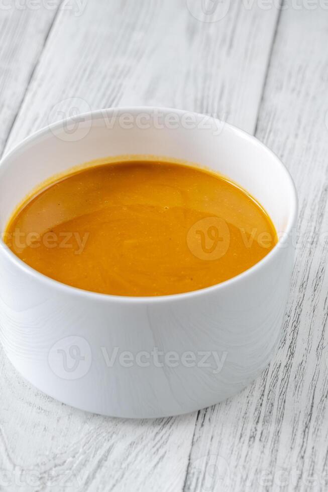 Butternut-Kürbis-Suppe foto