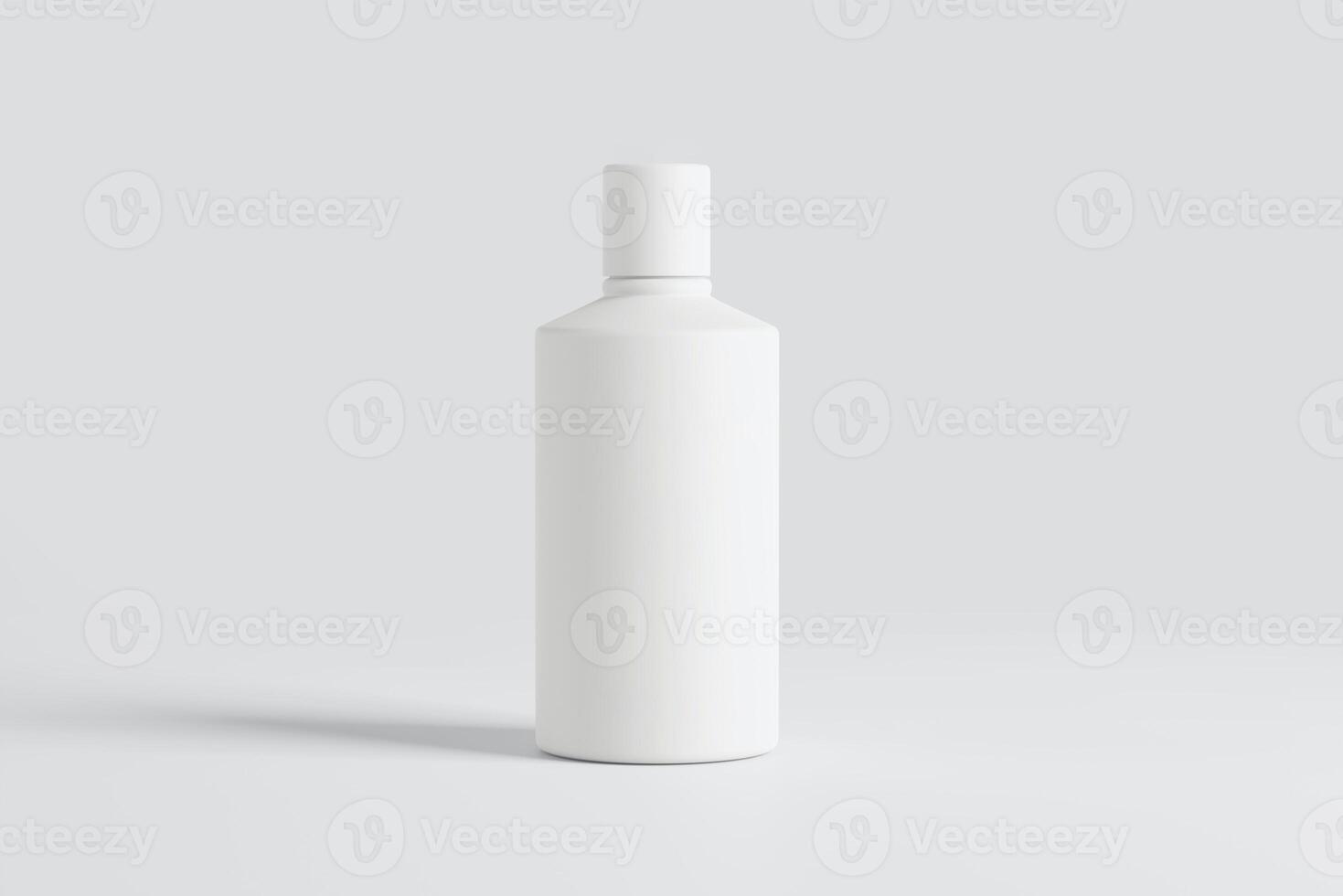 Weiß leer sprühen Flasche Attrappe, Lehrmodell, Simulation foto