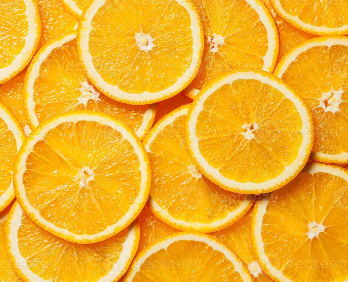bunte Orangenfruchtscheiben foto