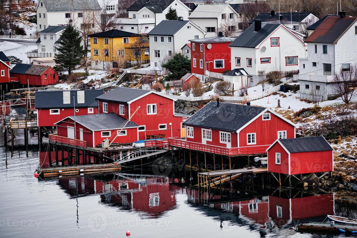 reine Angeln Dorf, Norwegen foto