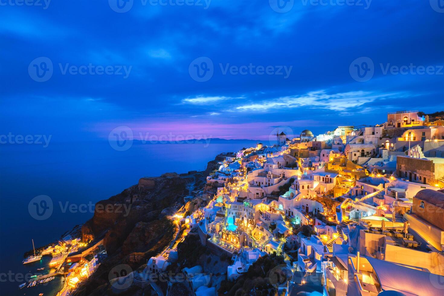 berühmt griechisch Tourist Ziel oia, Griechenland foto