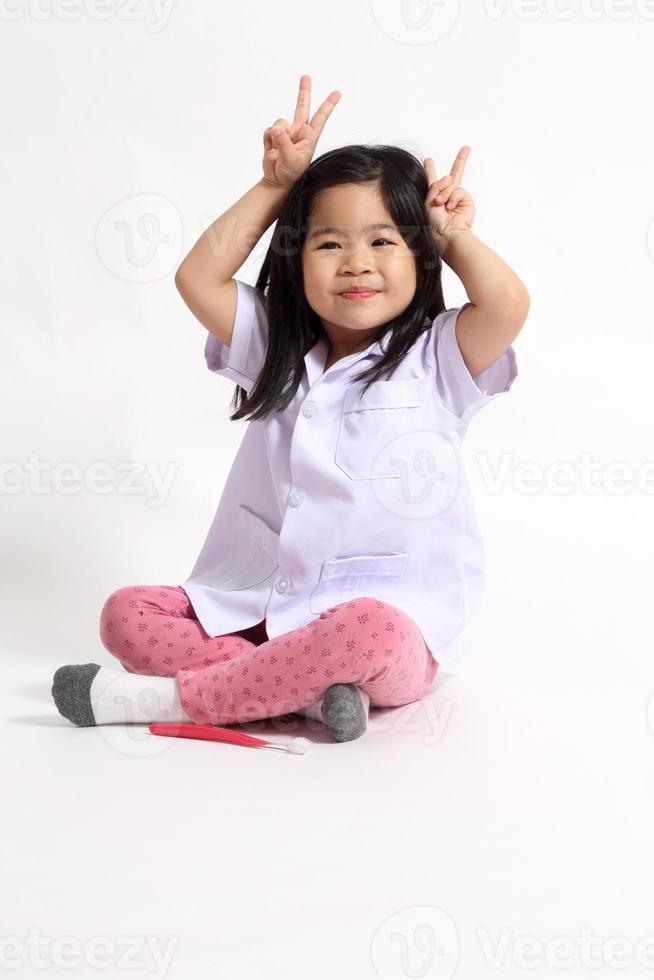 asiatisches kleines Mädchen foto