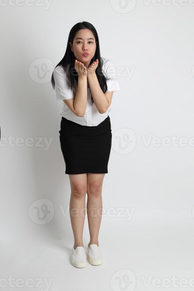 asiatisches Studentenmädchen foto