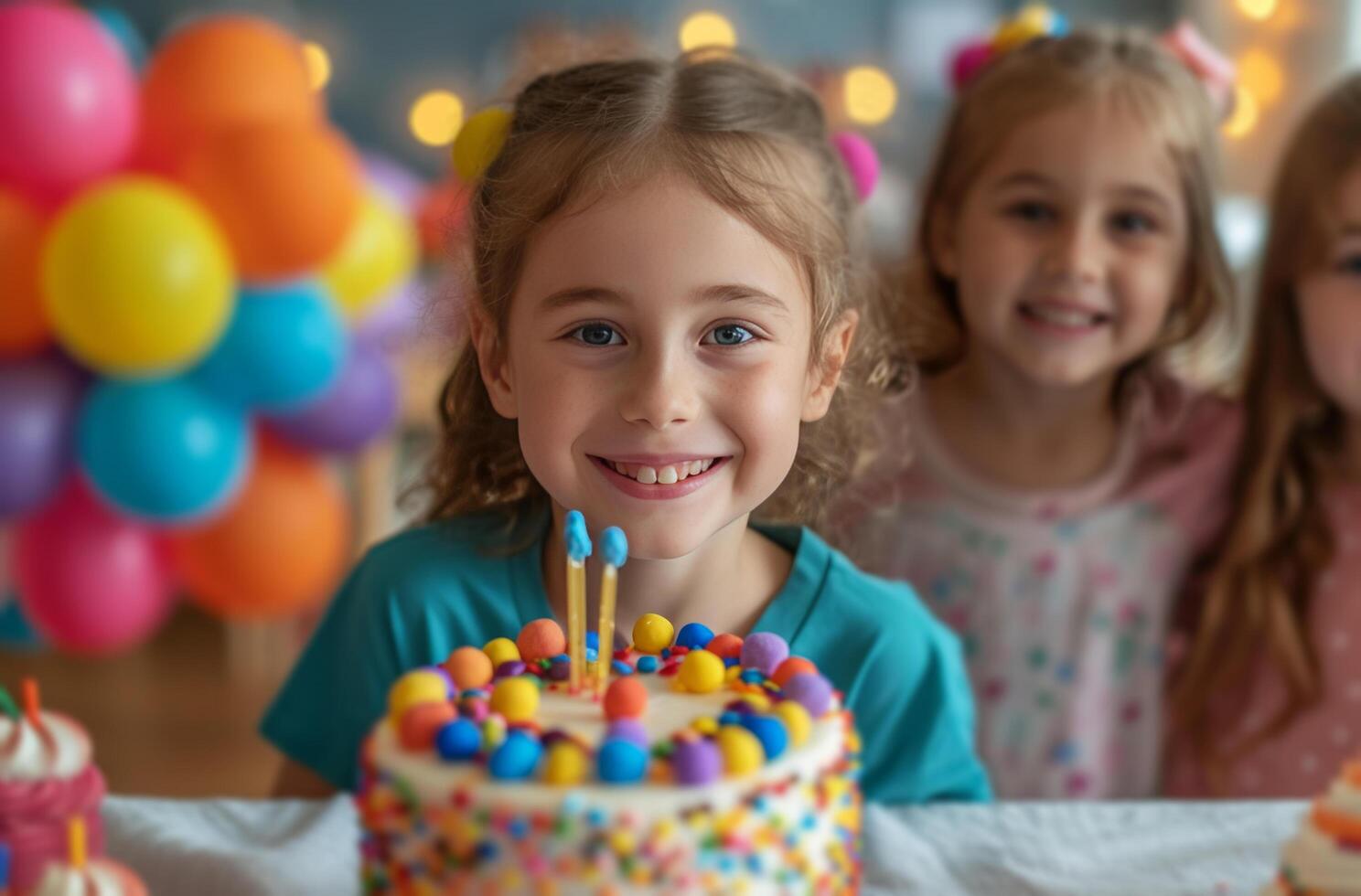 ai generiert Geburtstag Parteien zum Kinder im ga foto