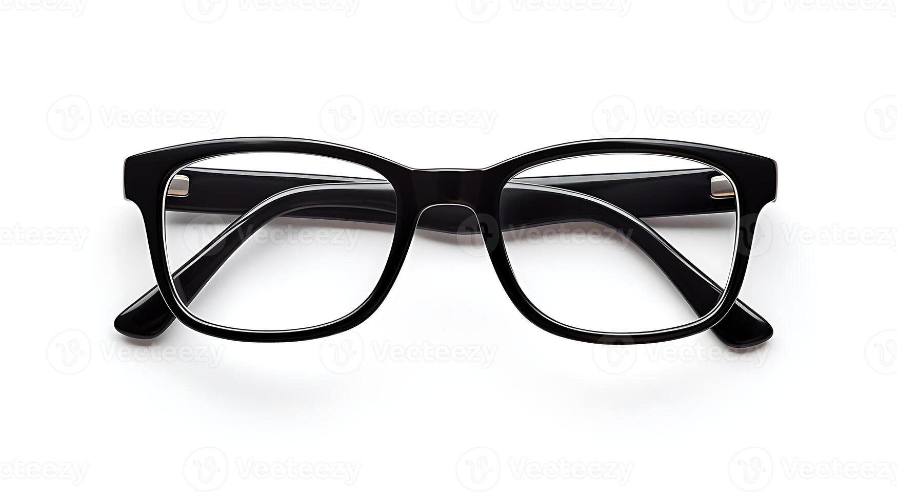 ai generiert Brille isoliert auf Weiß Hintergrund foto