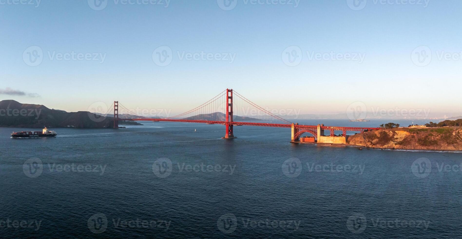 berühmt golden Tor Brücke, san Francisco beim Sonnenuntergang, USA foto