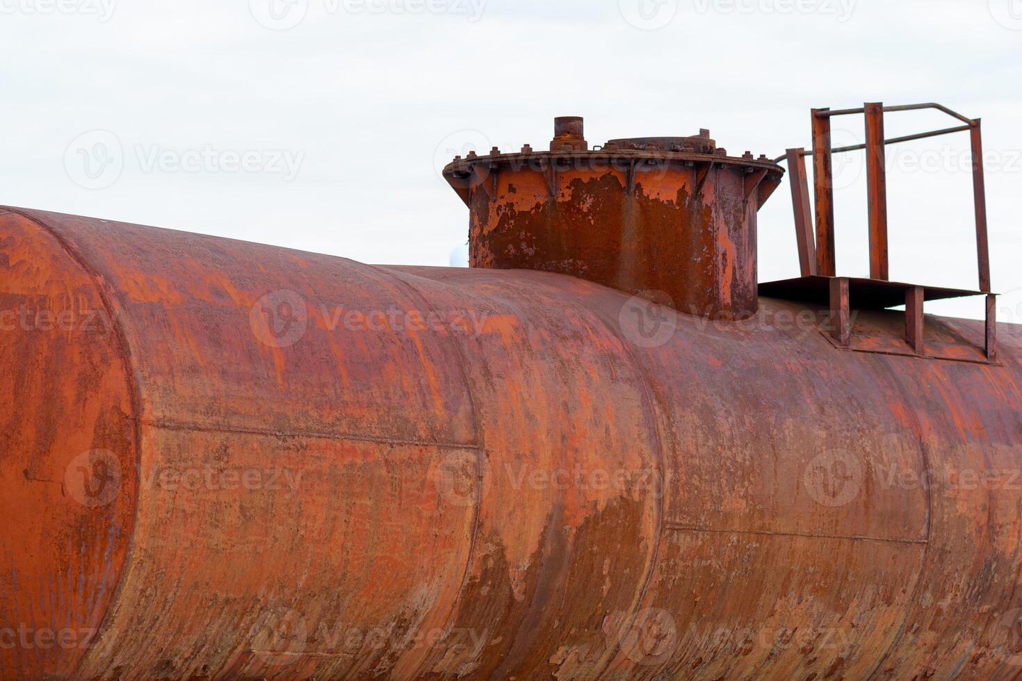 rostig Schiene Panzer Auto zum Öl Produkte foto