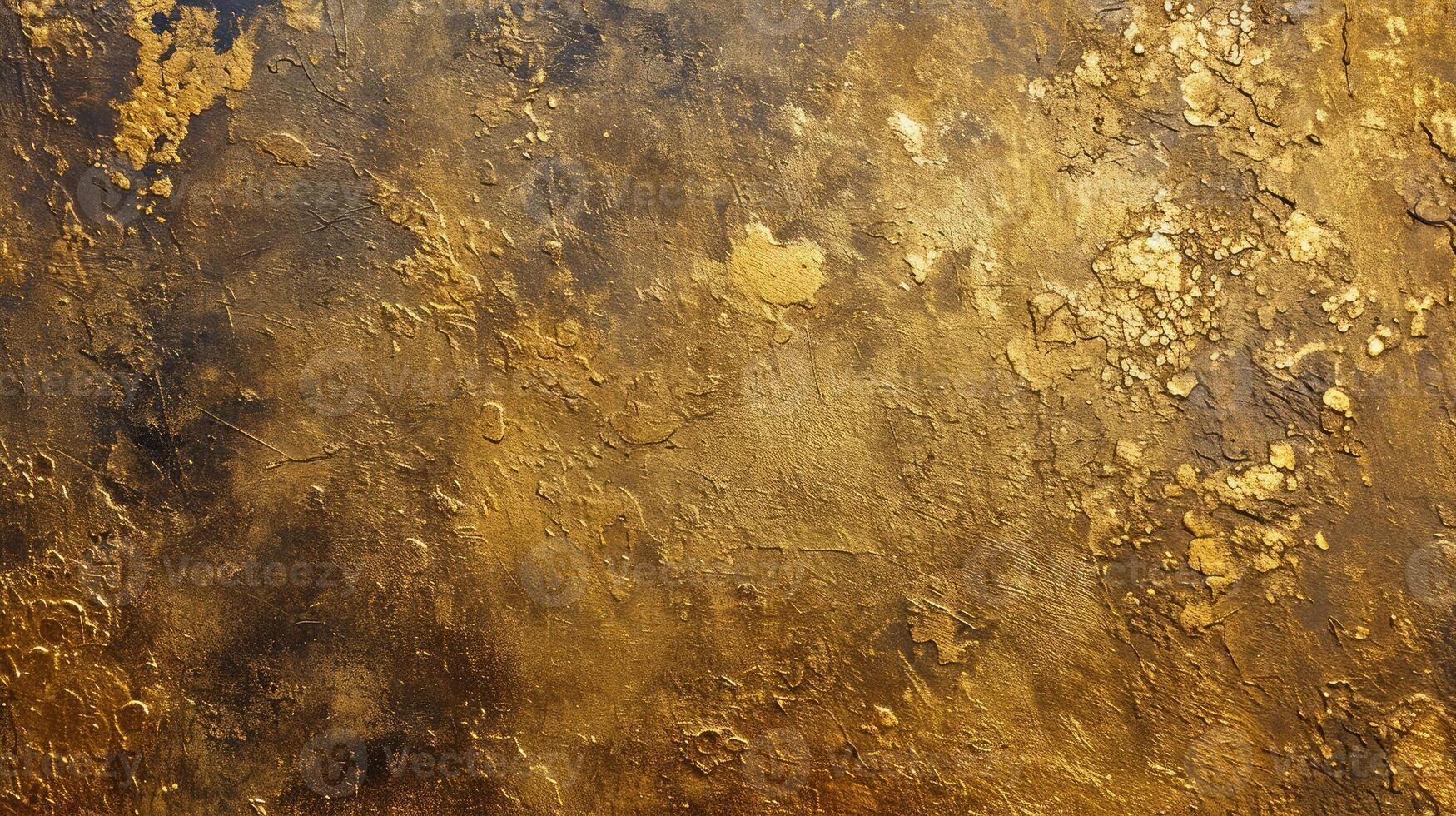 ai generiert Textur von golden dekorativ Gips oder Beton. abstrakt Grunge Hintergrund zum Design. foto